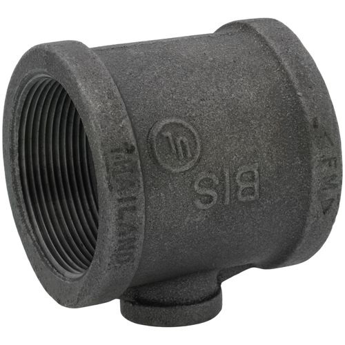 Main product image of 2" x 2" x 1/2" Black Reducing Tee