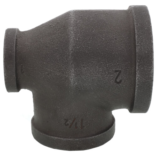 Main product image of 2" x 1" x 1-1/2" Black Reducing Tee