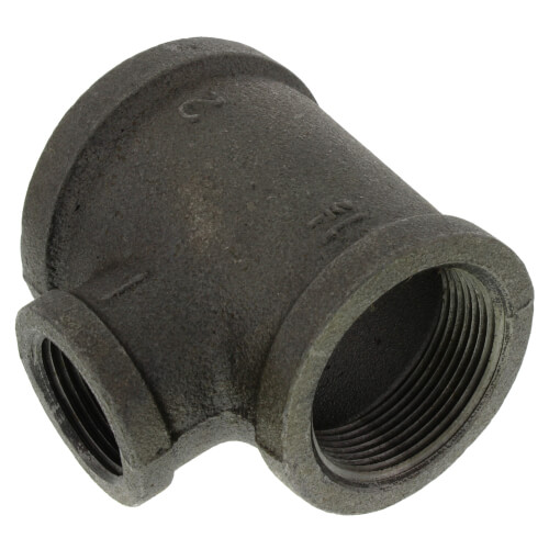 Main product image of 2" x 1-1/2" x 1" Black Reducing Tee