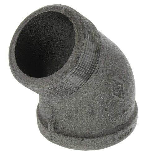 Main product image of 3" Black 45° Street Elbow