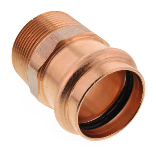 50019 JW 50019 11/2" Press x Male Copper Adapter