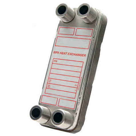 Main product image of 80,000 BTU/Hr Low Pressure BPX Brazed Plate Heat Exchanger