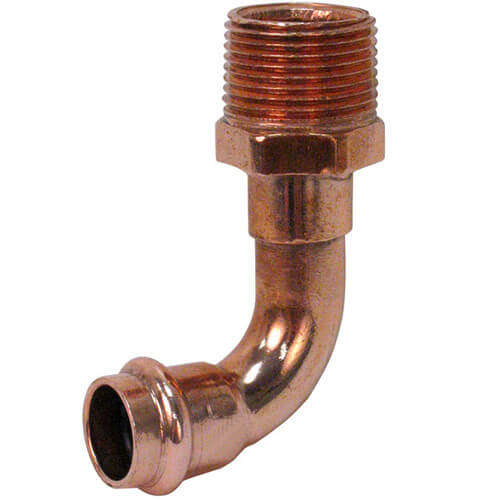Main product image of 2" Press x Male Copper 90° Elbow