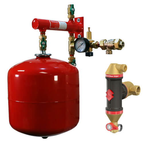 Main product image of Boiler Pak Trim Kit w/ Flow Through & 1.25" Air/Dirt Separator and 6.6 Gallon Expansion Tank