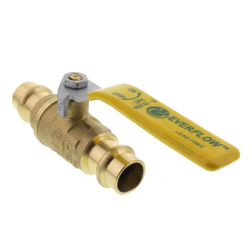 Main product image of 1" Press Full Port Brass Ball Valve
