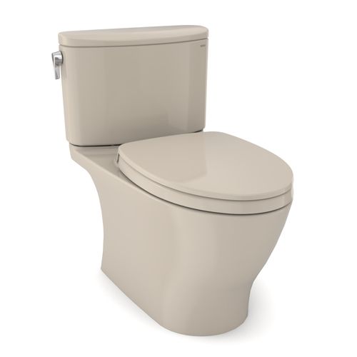 Main product image of MS442124CUFG#03 Nexus 1.0 GPF 2-Piece Elongated 1.0 GPF Universal Height Toilet w/ CEFIONTECT & SS124 Softclose Seat, Washlet + Ready (Bone)