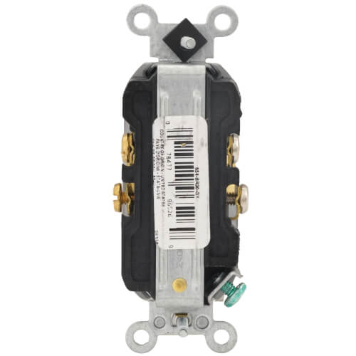 Main product image of Commercial Grade Duplex Receptacle w/ Indented Face, 2P, 20A, NEMA 5-20R - Gray (125V)