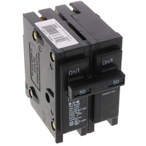 Main product image of 2-Pole Eaton Interchangeable Circuit Breaker (50A, 120/240V)