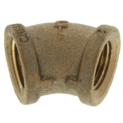 Main product image of 1/2" FIP 45-Degree Brass Elbow (Lead Free)
