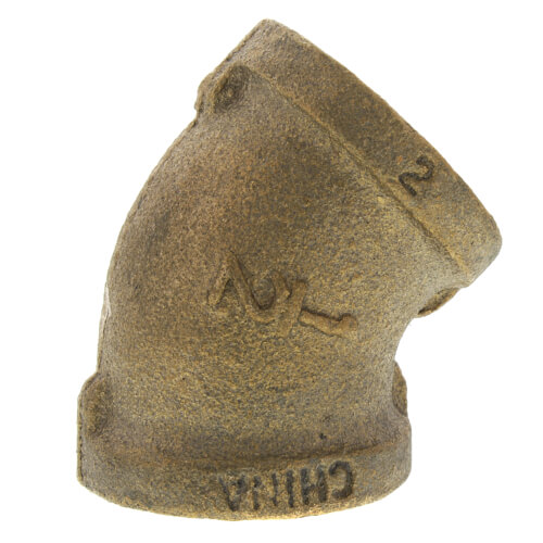Main product image of 1/2" FIP 45-Degree Brass Elbow (Lead Free)