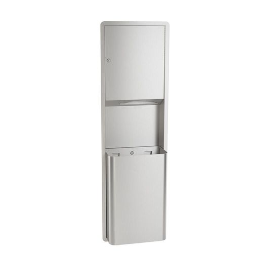 Main product image of Recessed Framed Towel Dispenser/Waste Receptacle (Satin), 12 Gal