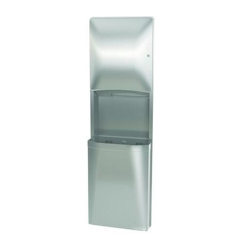 Main product image of Diplomat Recessed Folded Towel Dispenser/Waste Receptacle (Satin), 12 Gal