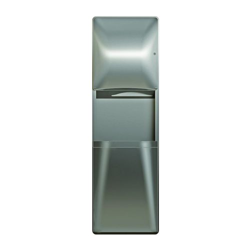 Main product image of Diplomat Recessed Folded Towel Dispenser/Waste Receptacle (Satin), 12 Gal