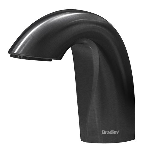 Main product image of Verge Crestt Series Faucet, Battery-Powered, w/ Navigator Thermostatic Mixing Valve, 0.5 gpm (Brushed Black Stainless), S53-3100-RT5-BB