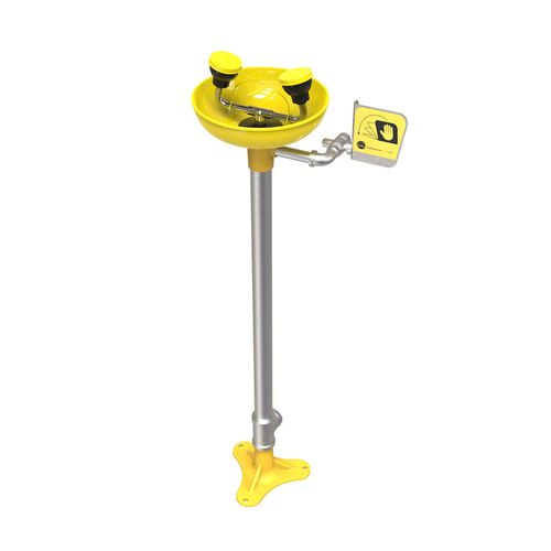 Main product image of S19-212 Pedestal-Mount Eye/Face Wash Unit w/ Plastic Bowl