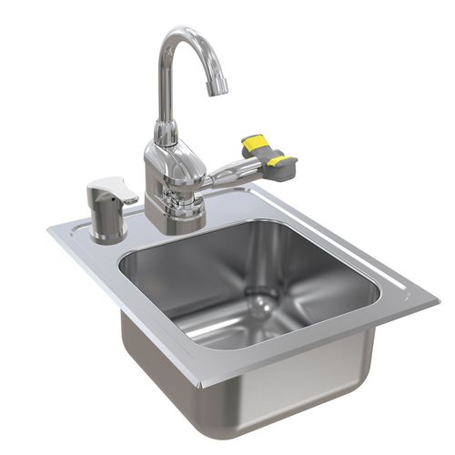 Main product image of S19-500M Deck Mount Swing-Activated Faucet/Eyewash, w/ Mixed Faucet, 5.1 gpm