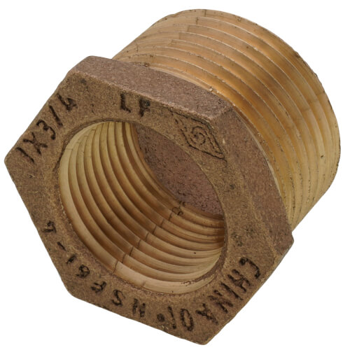 Main product image of 1" x 3/4" MIP x FIP Brass Bushing (Lead Free)