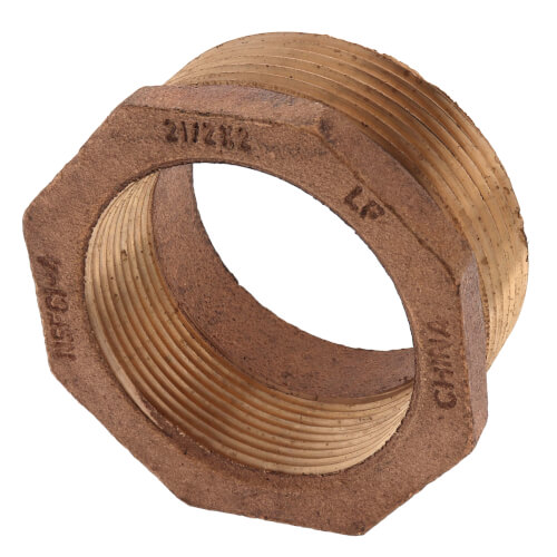 Main product image of 2-1/2" x 2" MIP x FIP Brass Bushing (Lead Free)
