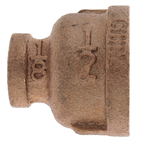Main product image of 1/2" x 1/8" FIP Brass Coupling (Lead Free)