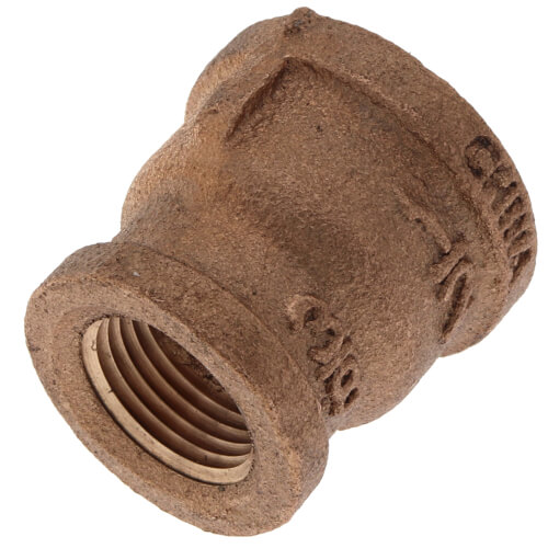 Main product image of 1/2" x 3/8" FIP Brass Coupling (Lead Free)