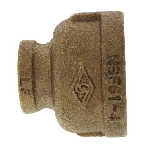 Main product image of 3/4" x 1/4" FIP Brass Coupling (Lead Free)