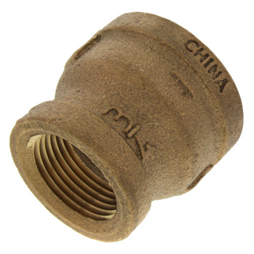 1" x 3/4" FIP Brass Coupling (Lead Free)