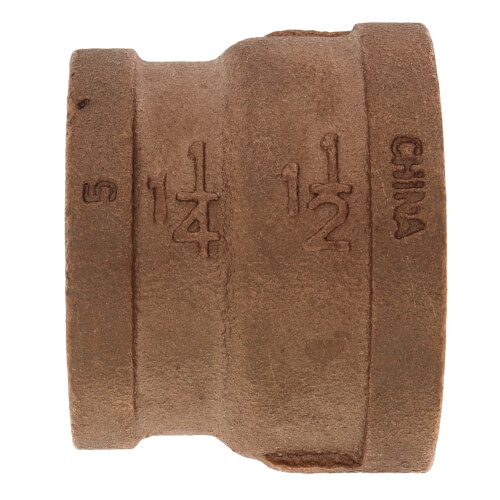 Main product image of 1-1/2" x 1-1/4" FIP Brass Coupling (Lead Free)