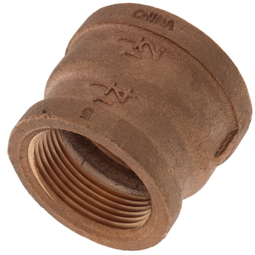Main product image of 1-1/2" x 1-1/4" FIP Brass Coupling (Lead Free)