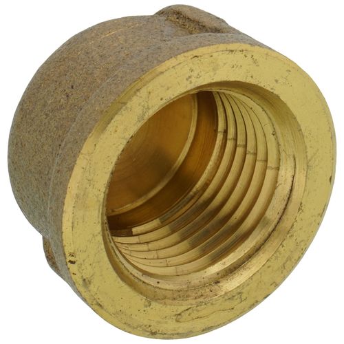 Main product image of 1/2" Threaded Brass Cap (Lead Free)