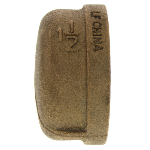 Main product image of 1-1/2" Threaded Brass Cap (Lead Free)