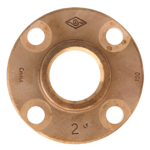Main product image of 2" FNPT Brass Companion Flange, 150 psi (Lead-Free)