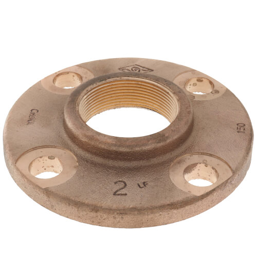 Main product image of 2" FNPT Brass Companion Flange, 150 psi (Lead-Free)
