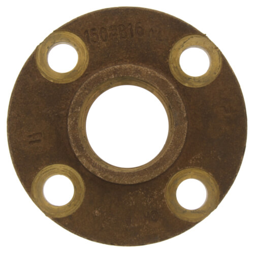 Main product image of 1-1/2" FNPT Brass Companion Flange, 150 psi (Lead-Free)