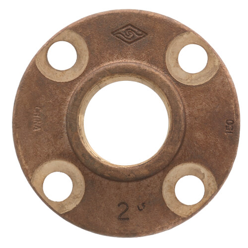 Main product image of 2" FNPT Brass Companion Flange, 150 psi (Lead-Free)