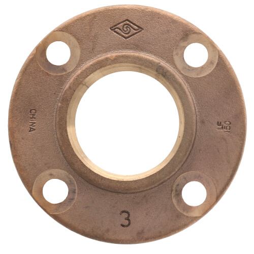 Main product image of 3" FNPT Brass Companion Flange, 150 psi (Lead-Free)
