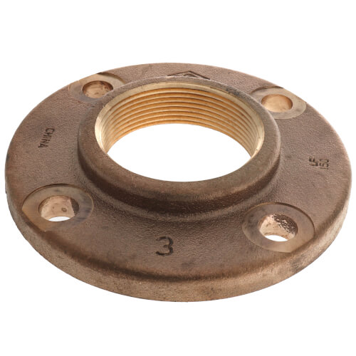 Main product image of 3" FNPT Brass Companion Flange, 150 psi (Lead-Free)