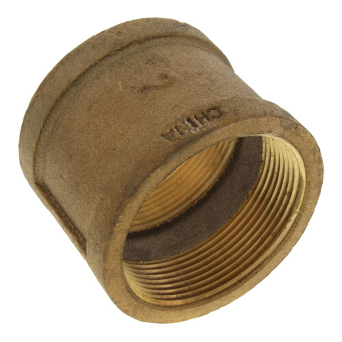 Main product image of 2" FIP Brass Coupling (Lead Free)