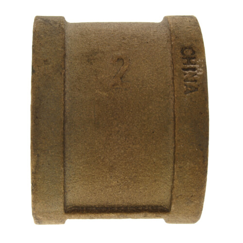 Main product image of 2" FIP Brass Coupling (Lead Free)