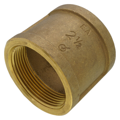 Main product image of 2-1/2" FIP Brass Coupling (Lead Free)