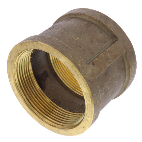 Main product image of 3" FIP Brass Coupling (Lead Free)
