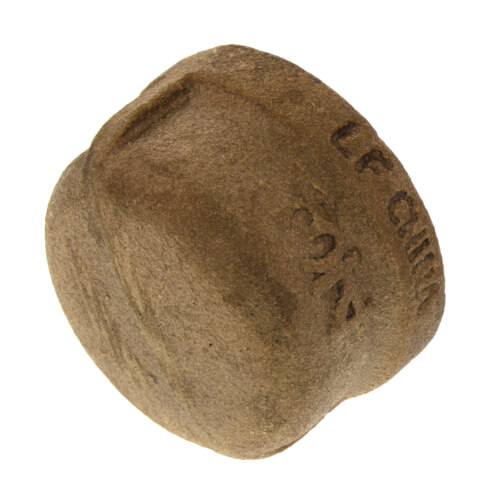 Main product image of 3/4" Threaded Brass Cap (Lead Free)