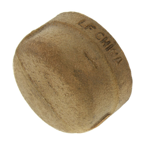 Main product image of 1" Threaded Brass Cap (Lead Free)