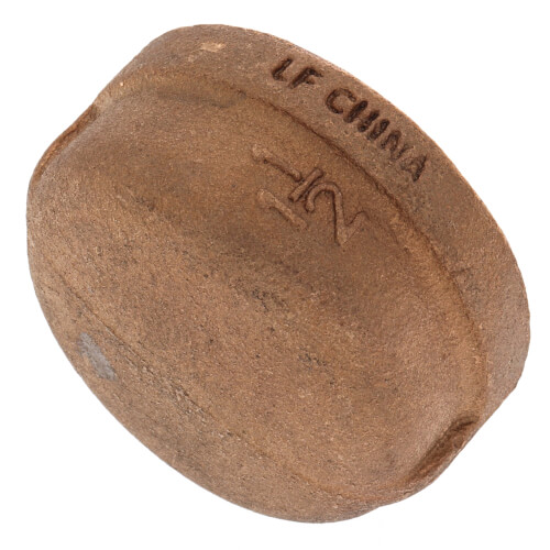 Main product image of 1-1/2" Threaded Brass Cap (Lead Free)