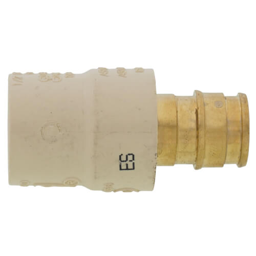 Main product image of 1/2" Expansion PEX x CPVC Socket Brass Adapter