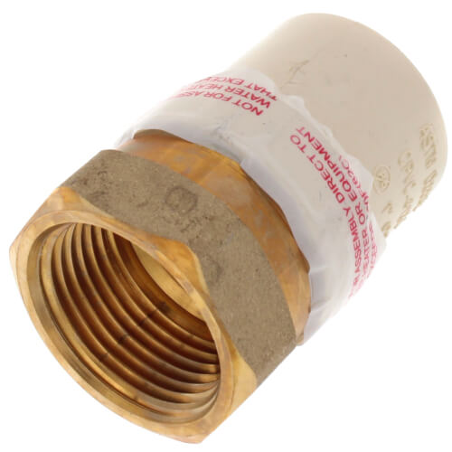 Main product image of 1" CPVC x Female Brass Adapter (Lead Free)