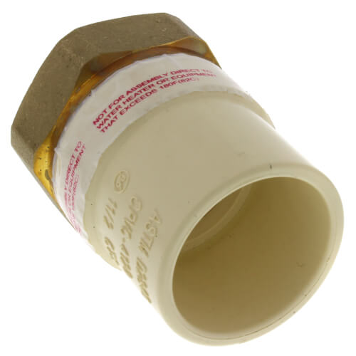 Main product image of 1-1/2" CPVC x Female Brass Adapter (Lead Free)