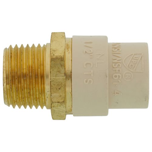 Main product image of 1/2" CPVC x Male Brass Adapter (Lead Free)