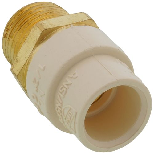 Main product image of 1/2" CPVC x Male Brass Adapter (Lead Free)