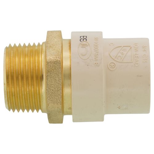 Main product image of 3/4" CPVC x Male Brass Adapter (Lead Free)