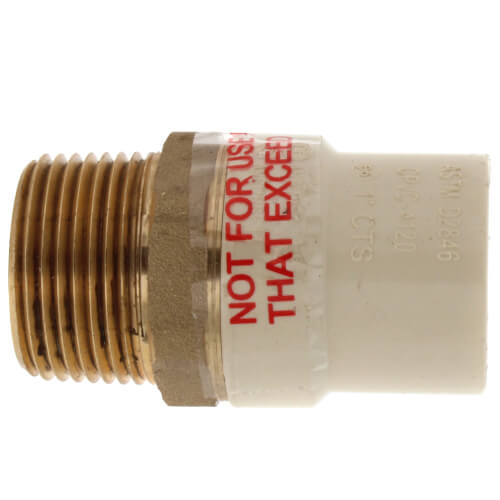 Main product image of 1" CPVC x Male Brass Adapter (Lead Free)